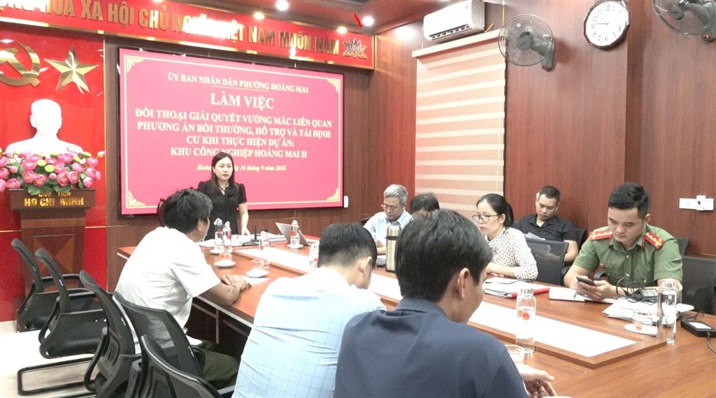 HOÀNG MAI VẬN ĐỘNG, THUYẾT PHỤC CÁC HỘ DÂN THÁO GỠ VƯỚNG MẮC GPMB KHU CÔNG NGHIỆP HOÀNG MAI II
