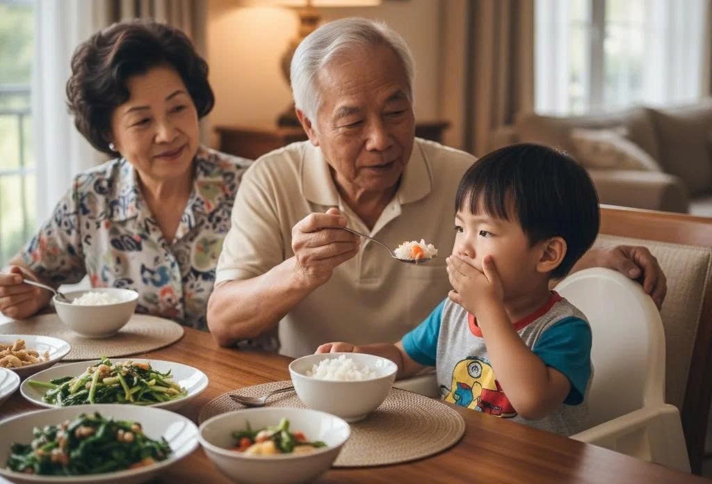 Cơ thể con “nói gì” khi bị ép ăn?