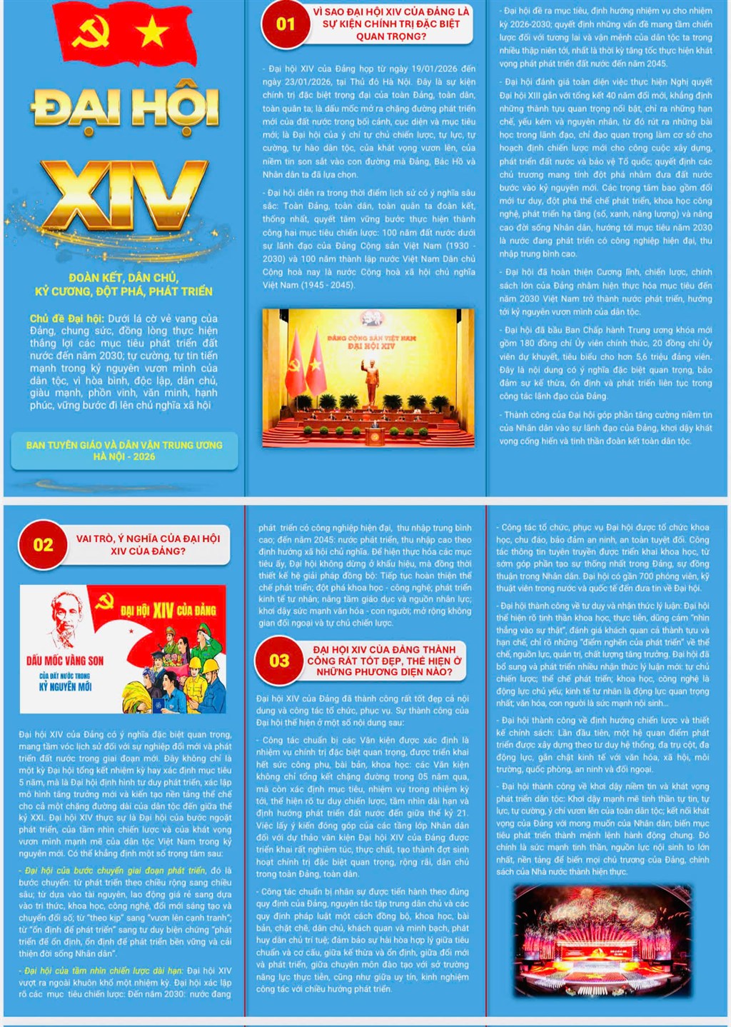 Đẩy mạnh công tác tuyên truyền kết quả Đại hội XIV của Đảng và bầu cử đại biểu Quốc hội khoá XVI và đại biểu HĐND các cấp