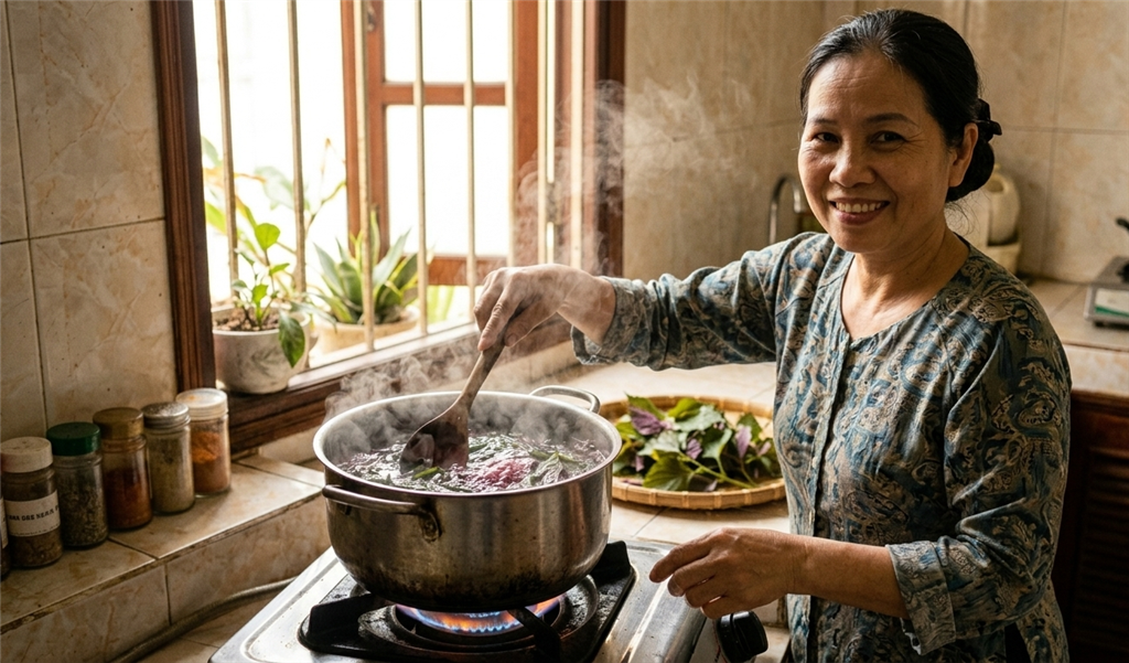 Cách nấu nước lá tía tô để không làm mất dưỡng chất có lợi