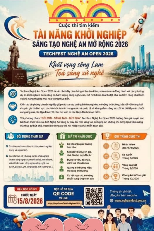 Sở Y tế Nghệ An hưởng ứng và lan tỏa Cuộc thi Techfest Nghệ An Open 2026