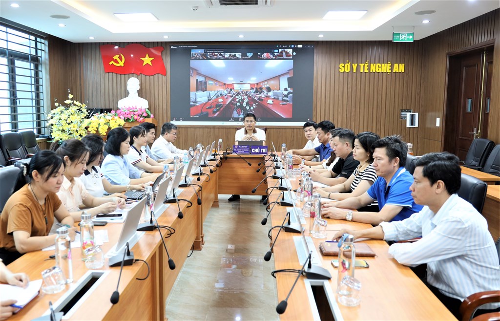 Sở Y tế Nghệ An tham dự hội nghị giao ban công tác phòng, chống dịch bệnh