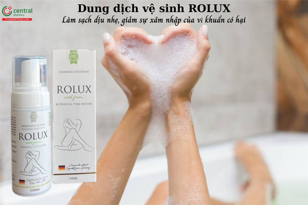 Đình chỉ lưu hành, thu hồi 02 lô Dung dịch vệ sinh phụ nữ Rolux AF