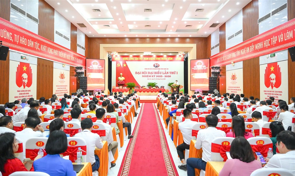 Phiên trù bị Đại hội đại biểu Đảng bộ các cơ quan Đảng tỉnh Nghệ An lần thứ I, nhiệm kỳ 2025 - 2030
