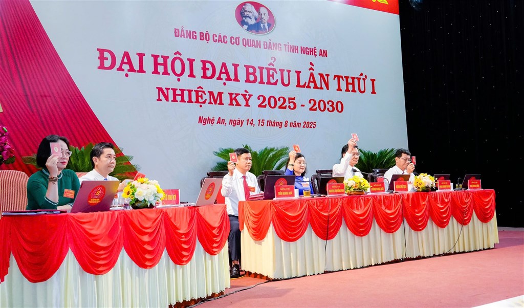 Thông báo nhanh kết quả Đại hội đại biểu Đảng bộ các cơ quan Đảng tỉnh lần thứ I, nhiệm kỳ 2025 - 2030