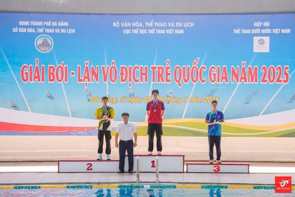 Thể thao thành tích cao Nghệ An khẳng định vị thế qua môn lặn trẻ