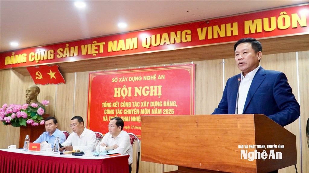 Ngành Xây dựng Nghệ An: Hoàn thành xuất sắc nhiều chỉ tiêu quan trọng năm 2025