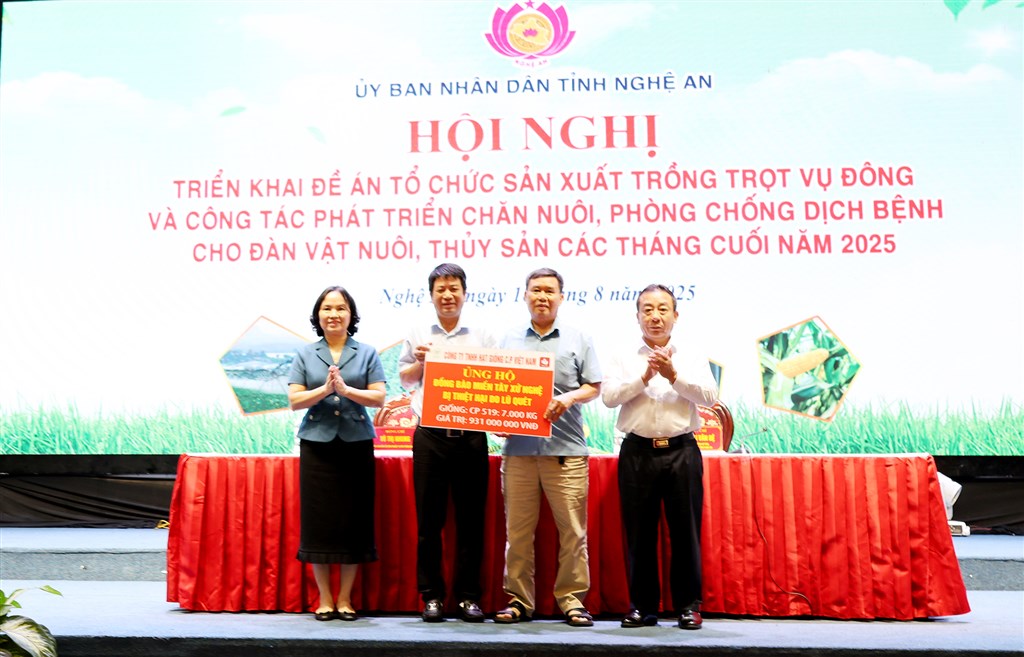 Nghệ An triển khai Đề án sản xuất trồng trọt vụ Đông năm 2025