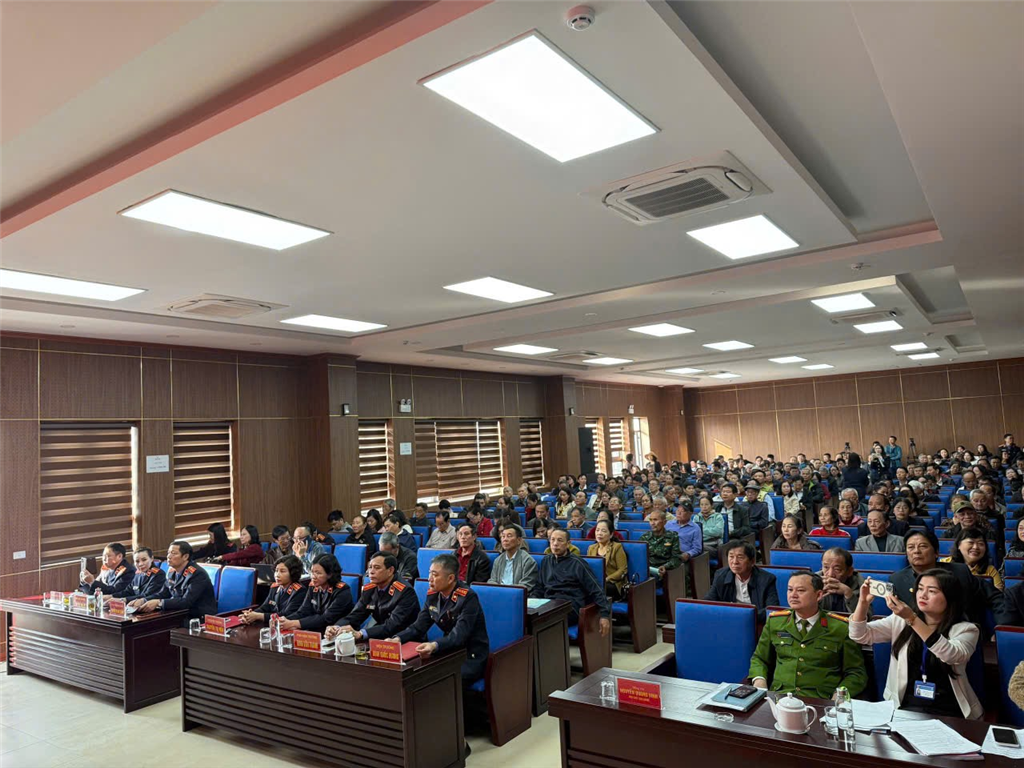 VKSND khu vực 1 – Nghệ An tổ chức Hội nghị tuyên truyền Nghị quyết 205/2025/QH15 của Quốc hội