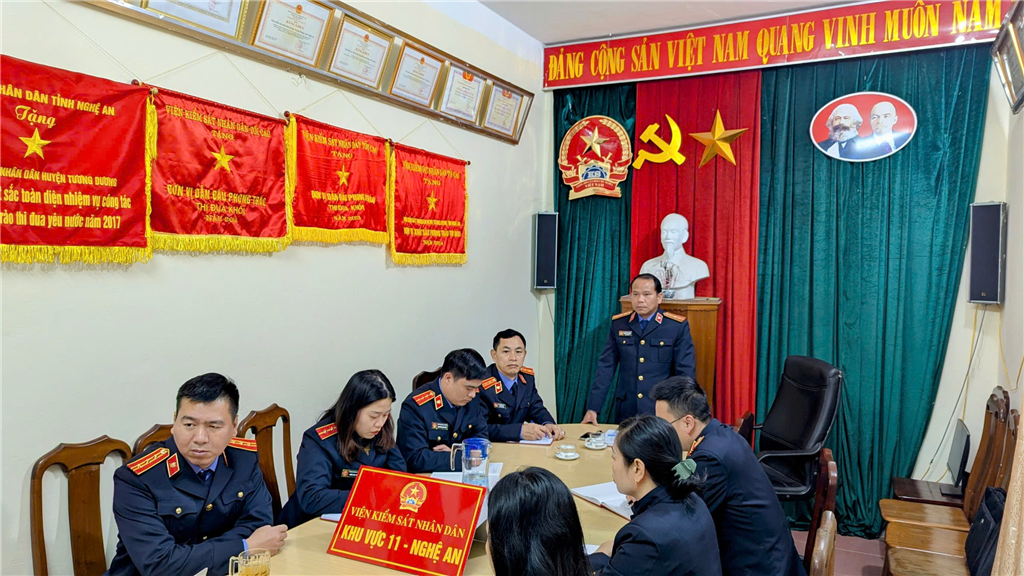 Chi bộ Viện kiểm sát nhân dân khu vực 11 – Nghệ An tổ chức sinh hoạt chuyên đề Qúy I năm 2026