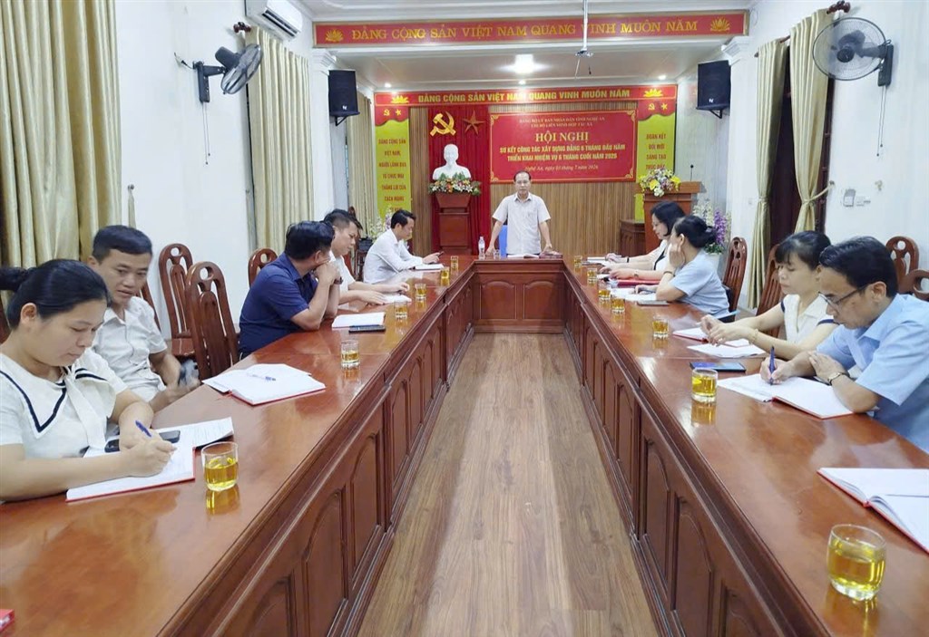 Hội nghị sơ kết công tác xây dựng Đảng 6 tháng đầu năm, triển khai nhiệm vụ 6 tháng cuối năm 2026