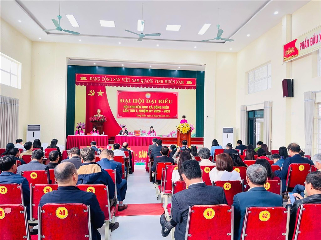 Đại hội đại biểu Hội Khuyến học xã Đông Hiếu, Khóa I , nhiệm kỳ 2026 - 2031