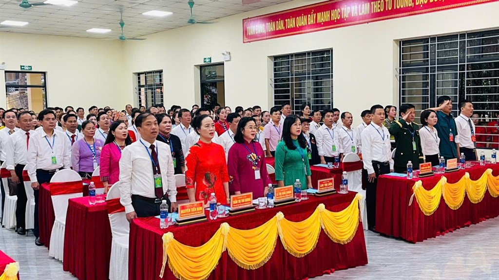 Xã Mậu Thạch long trọng tổ chức Đại hội Đảng bộ xã lần thứ Nhất ( Nhiệm kỳ 2025-2030)