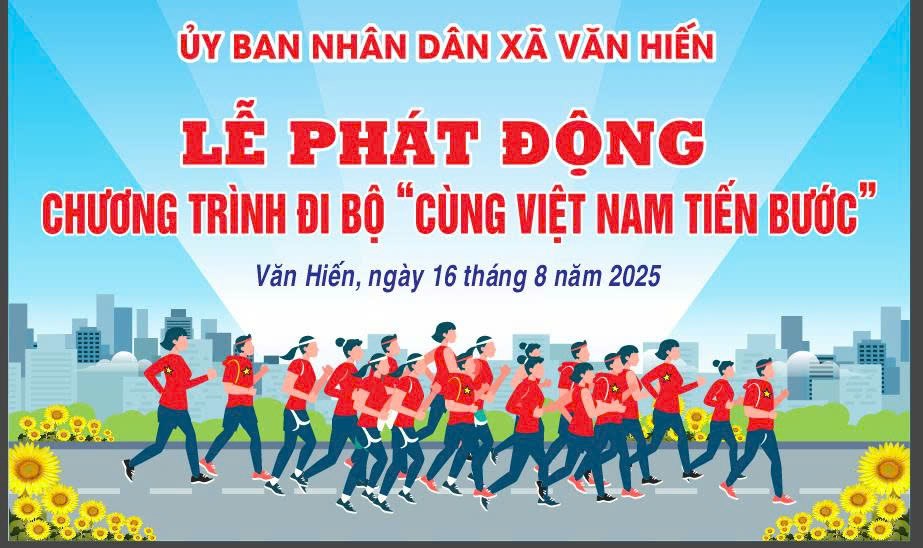 Xã Văn Hiến tổ chức Lễ chào cờ và phát động chương trình “Cùng Việt Nam tiến bước” 