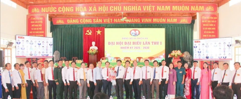 ĐẢNG BỘ XÃ BẠCH HÀ TỔ CHỨC THÀNH CÔNG ĐẠI HỘI ĐẠI BIỂU LẦN THỨ NHẤT, NHIỆM KỲ 2025–2030
