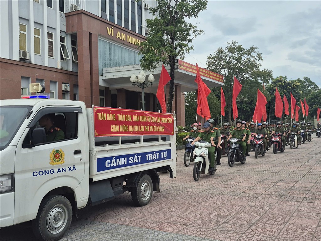 Lễ ra quân cao điểm tấn công, trấn áp tội phạm, bảo đảm an ninh, trật tự các sự kiện chính trị trọng đại năm 2025