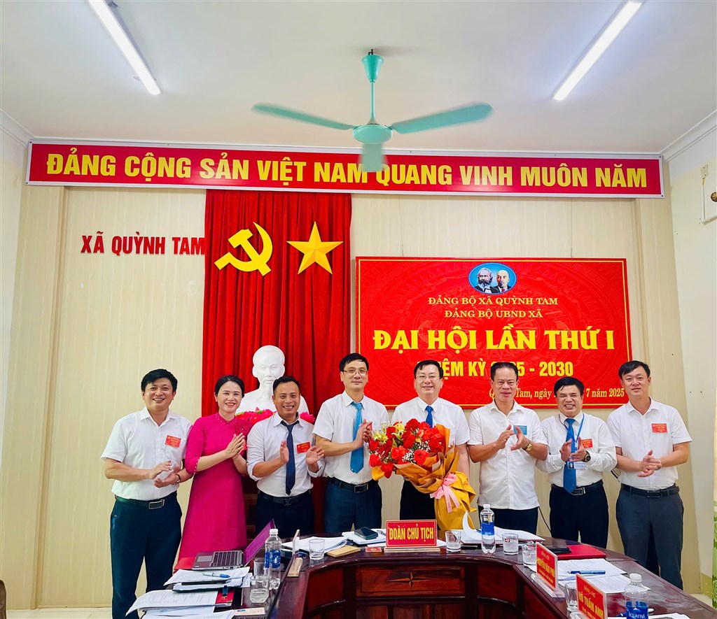 Đảng bộ Ủy bân nhân dân xã Quỳnh Tam (tỉnh Nghệ An) tổ chức Đại hội lần thứ Nhất, nhiệm kỳ 2025-2030