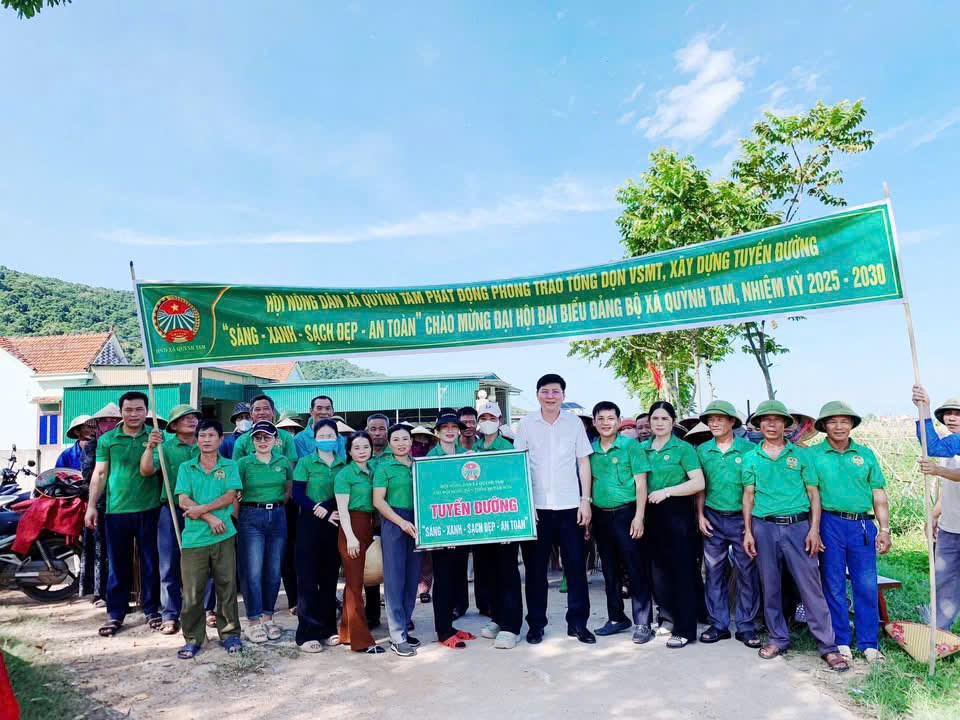 Sôi nổi các hoạt động chào mừng Đại hội Đảng bộ xã Quỳnh Tam lần thứ I, nhiệm kỳ 2025-2030!
