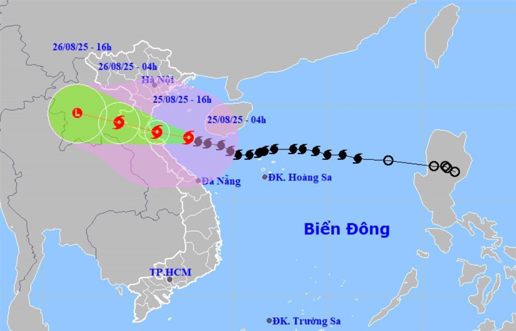 V/v ứng phó với cơn bão số 5