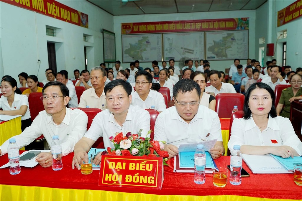 Hội đồng nhân dân xã Quang Đồng khóa I, nhiệm kỳ 2021-2026 tổ chức  kỳ họp thứ Hai